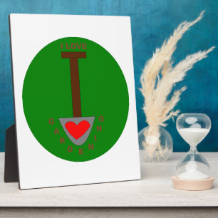 Photo I Love Gardening Plaque