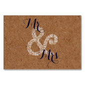 Photo I Spy Mariage Place Set Table Cartes de jeu (Dos)