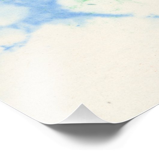 Photo Impression bulle aquarelle (Coin)