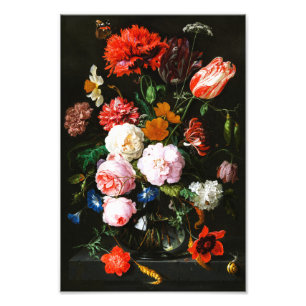 Photo Impression d'art botanique floral sombre et lunati