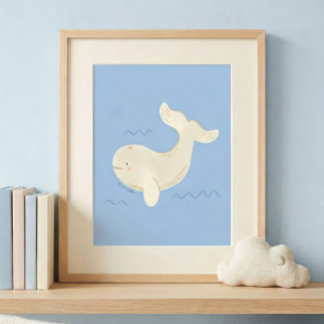 Photo Impression d'art de la nurserie de bélugas | Suive