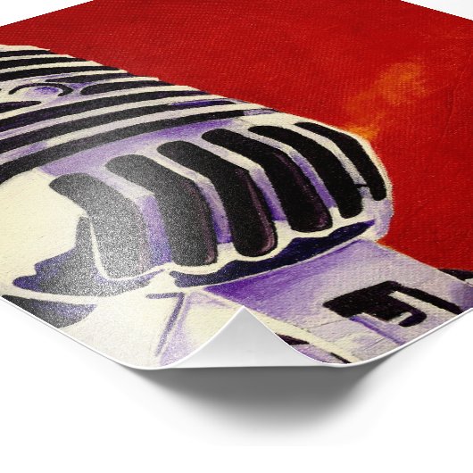 Photo Impression d'art du microphone (Coin)