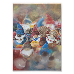 Photo Impression d'art Gnomes de noeud