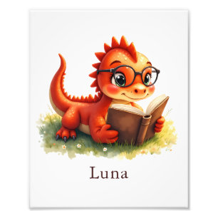 Photo Impression d'art personnalisée de bébé dragon pour
