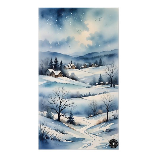 Photo Impression de campagne hivernale (Devant)