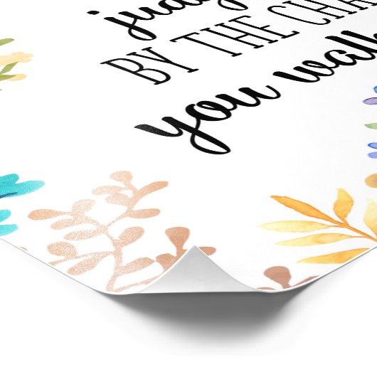 Photo Impression de devis floraux, Aquarelle de devis in (Coin)