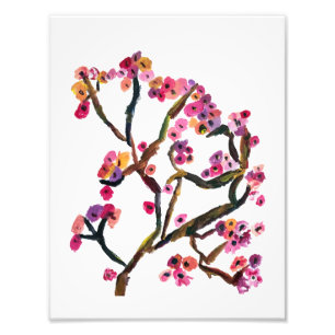 Photo Impression de fleurs de cerisier japonaises