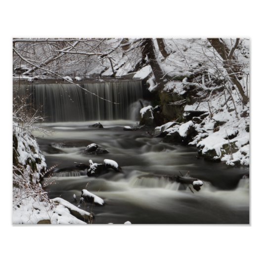 Photo Impression de la cascade d'hiver (Devant)