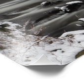 Photo Impression de la cascade d'hiver (Coin)