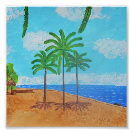 Photo Impression de la scène tropicale (Devant)