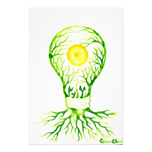 Photo Impression de l'affiche de l'énergie verte (Devant)