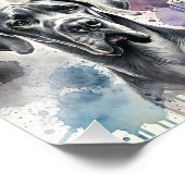Photo Impression de l'aquarelle Regal Great Dane (Coin)