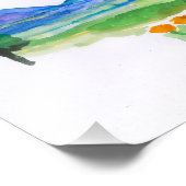 Photo Impression de l'aquarelle Yosemite (Coin)