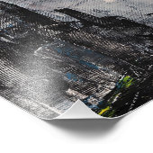 Photo Impression de papier d'affiche abstraite de ville (Coin)