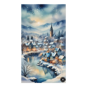 Photo Impression de ville hivernale