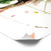 Photo impression des arbres aquarelle (Coin)