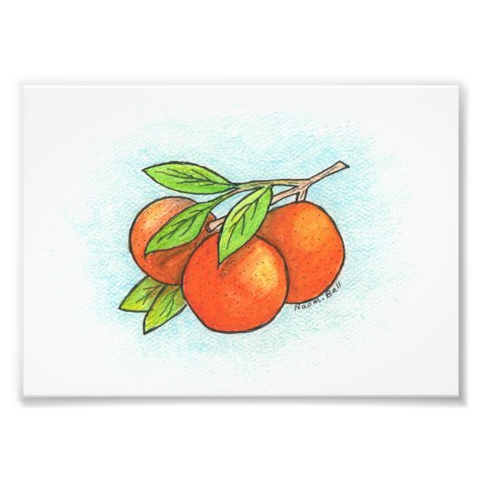 Photo Impression d'images d'oranges (Devant)