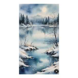 Photo Impression du lac en hiver