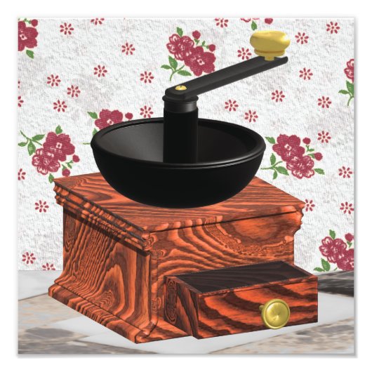 Photo Impression du moulin à café (Devant)