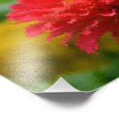 Photo Impression impressionniste de Zinnia (Coin)