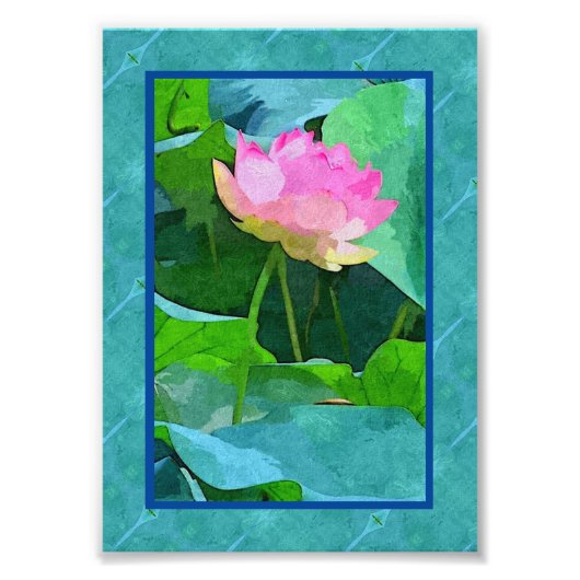 Photo Impression KODAK - Lotus rose Abstrait (Devant)