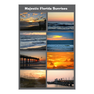 Photo Impression Lever du soleil Floride, Affiche de val