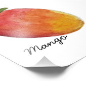 Photo Impression Mango aquarelle (Coin)