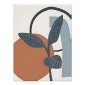 Photo Impression minimaliste des feuilles Monstera (Devant)