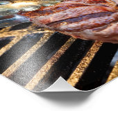 Photo Impression murale de Steak grillé (Coin)
