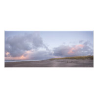 Impression panoramique de la côte néerlandaise