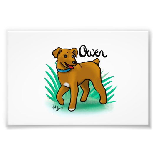 Photo Impression personnalisée "Owen" (Devant)