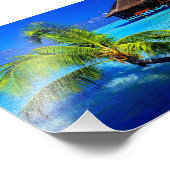 Photo Impression photographique - Plage tropicale (Coin)