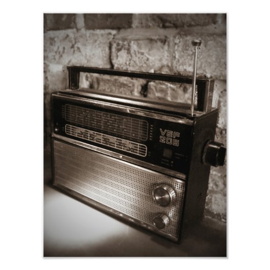 Photo Impression radio Vintage (Devant)