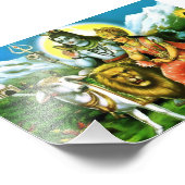 Photo Impression Shiva & Parvati (6 po x 4 po) (Coin)