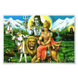 Photo Impression Shiva & Parvati (6 po x 4 po)