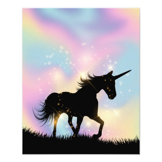 Photo Impression Unicorne | Décor Unicorn Pour Chambre F (Devant)