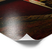 Photo Imprimé Rouge Grange Reposée (Coin)