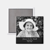Photo In Memory Magnet (Recto/Verso)