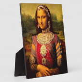Photo Indian Royal Monalisa - Tabletop Plaque with Easel (Côté)