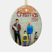 Photo Industitielle Ornement de Noël Avec Date (Droite)