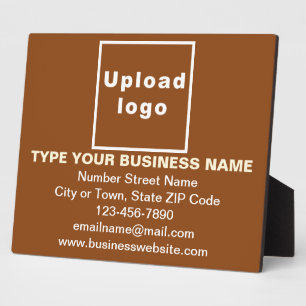 Photo Informations commerciales sur la plaque rectangle
