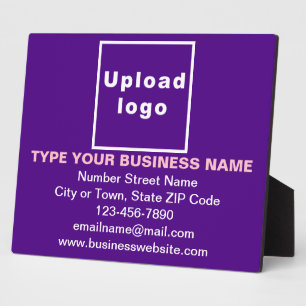 Photo Informations commerciales sur la plaque rectangula