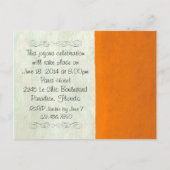 PHOTO INSERT ~ Carte postale / Invitation Annivers (Dos)