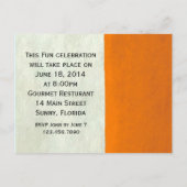 PHOTO INSERT ~ Carte postale / Invitation Annivers (Dos)