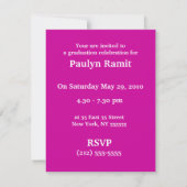Photo Insertion Graduation Party 2 Invitation (Dos)