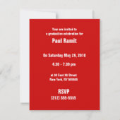 Photo Insertion Graduation Party 3 Invitation (Dos)