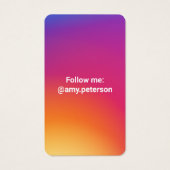 Photo Instagram style blanc tendance sur les média (Dos)