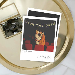 Photo Instant vintage Enregistrer La Carte Date