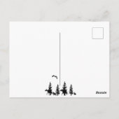 Photo invitation 1er anniversaire bûcheron bleu (Dos)