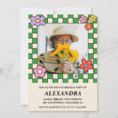 Photo invitation 91e anniversaire Retro Super Flor (Devant)